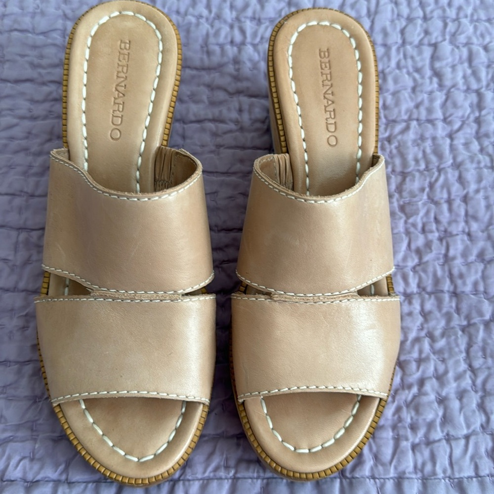 Bernardo platform wedges. Size 7. Only worn 4-5 times. Excellent used condition.